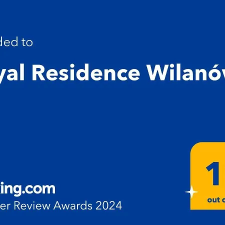 Apartmán Royal Wilanow Varšava